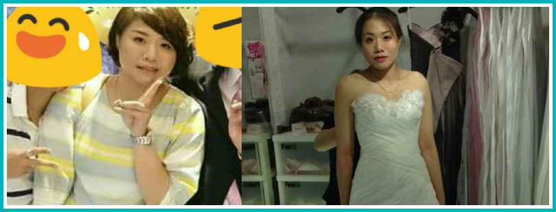 婚紗穿不下